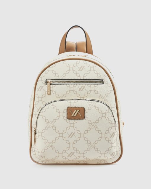 Verde Γυναικείο Σακίδιο Πλάτης 16-0008474 Εκρού