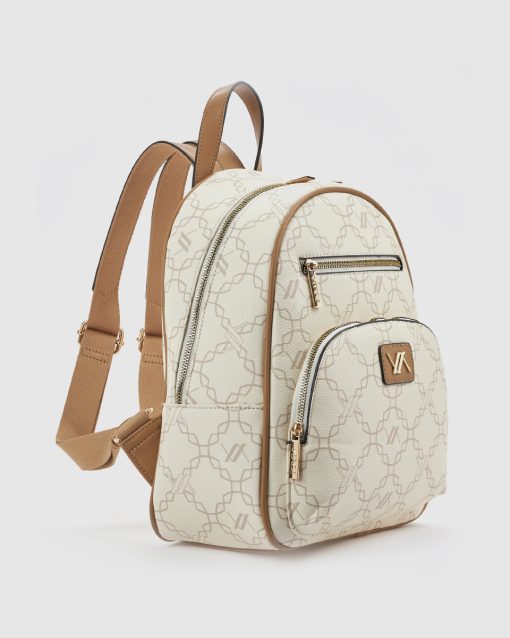 Verde Γυναικείο Σακίδιο Πλάτης 16-0008474 Εκρού