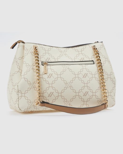 Verde Γυναικεία Τσάντα Ώμου 16-0008475 Εκρού