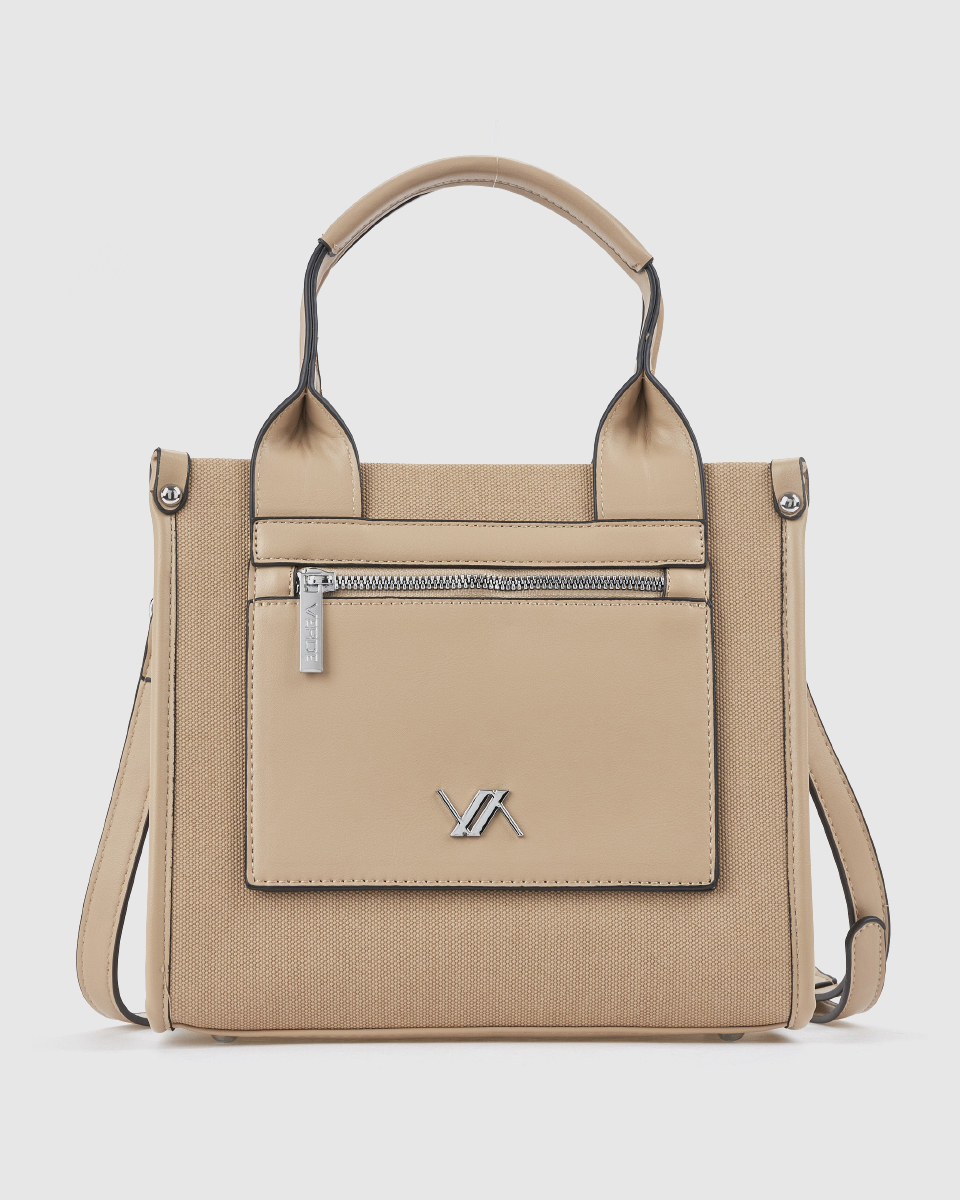 Verde Γυναικεία Τσάντα Χειρός 16-0008497 Μπεζ