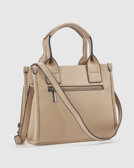 Verde Γυναικεία Τσάντα Χειρός 16-0008497 Μπεζ