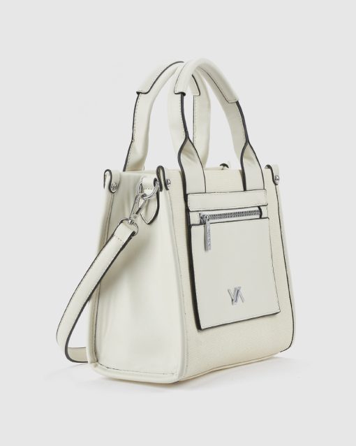 Verde Γυναικεία Τσάντα Χειρός 16-0008497 Άσπρο