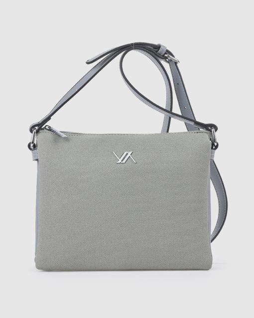 Verde Γυναικεία Τσάντα Χιαστί 16-0008498 Μπλε