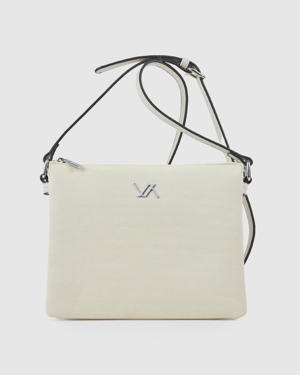 Verde Γυναικεία Τσάντα Χιαστί 16-0008498 Άσπρο