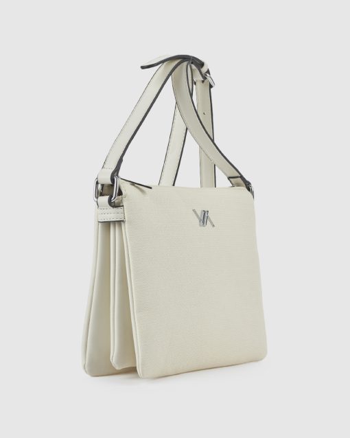 Verde Γυναικεία Τσάντα Χιαστί 16-0008498 Άσπρο