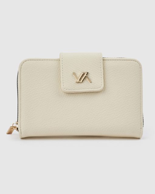 Verde Γυναικείο Πορτοφόλι 18-0001600 Εκρού