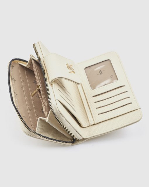 Verde Γυναικείο Πορτοφόλι 18-0001600 Εκρού