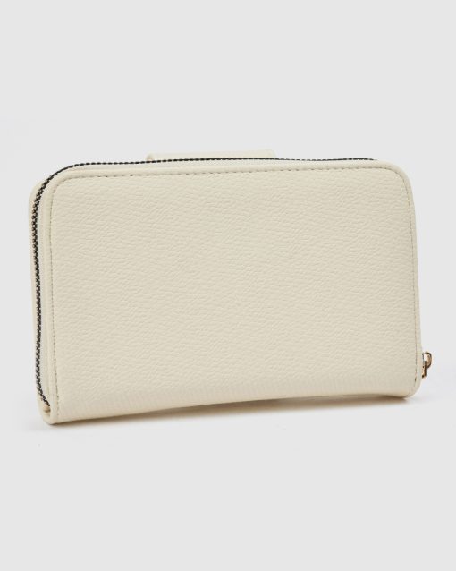 Verde Γυναικείο Πορτοφόλι 18-0001600 Εκρού