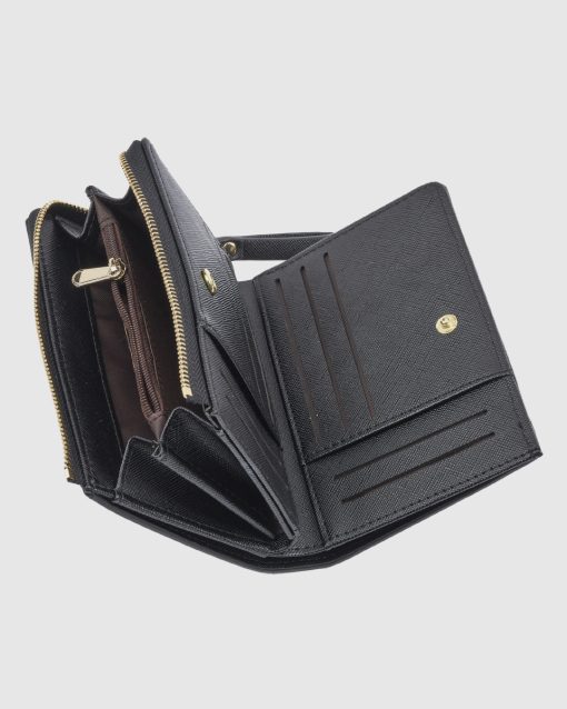 Verde Γυναικείο Πορτοφόλι 18-0001607 Μαύρο