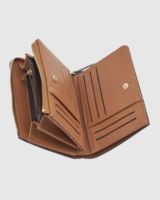 Verde Γυναικείο Πορτοφόλι 18-0001607 Καμελ