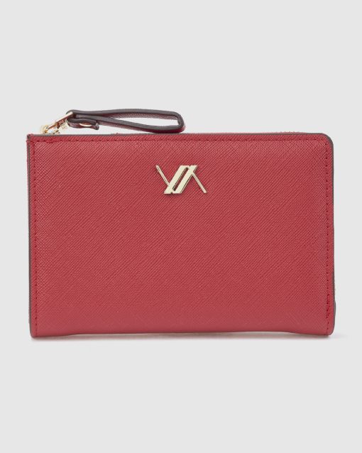 Verde Γυναικείο Πορτοφόλι 18-0001607 Κόκκινο