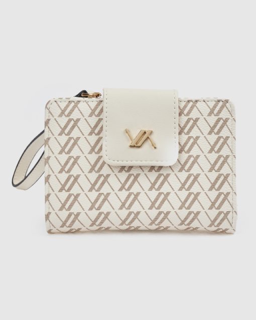 Verde Γυναικείο Πορτοφόλι 18-0001608 Εκρού