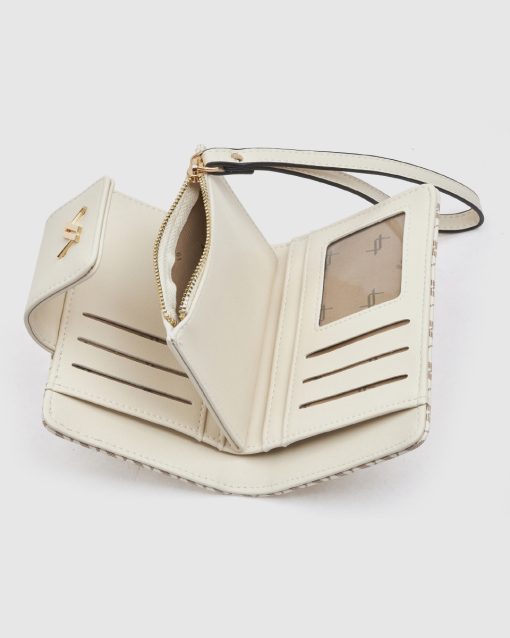 Verde Γυναικείο Πορτοφόλι 18-0001608 Εκρού