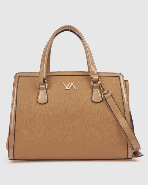 Verde Γυναικεία Τσάντα Χειρός 16-0008538 Μπεζ