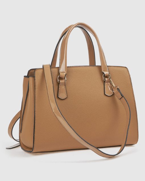 Verde Γυναικεία Τσάντα Χειρός 16-0008538 Μπεζ