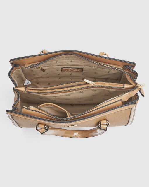 Verde Γυναικεία Τσάντα Χειρός 16-0008538 Μπεζ