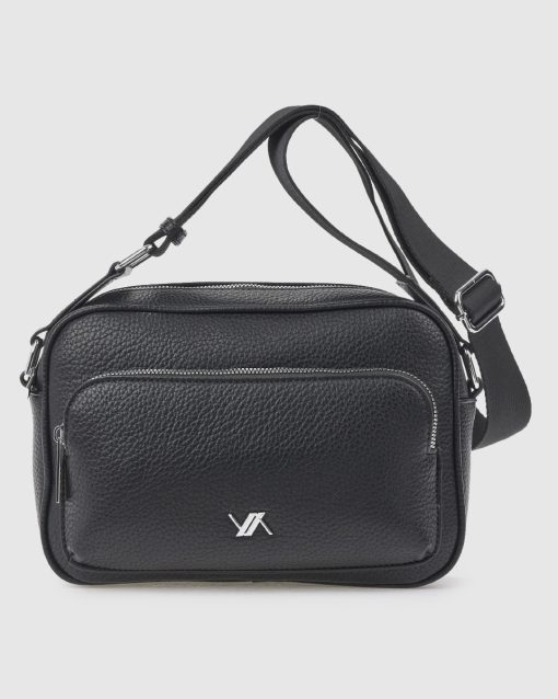 Verde Γυναικεία Τσάντα Χιαστί 16-0008549 Μαύρο