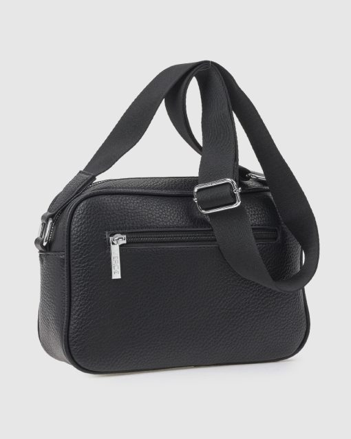 Verde Γυναικεία Τσάντα Χιαστί 16-0008549 Μαύρο