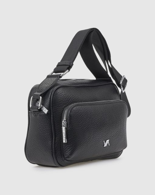 Verde Γυναικεία Τσάντα Χιαστί 16-0008549 Μαύρο