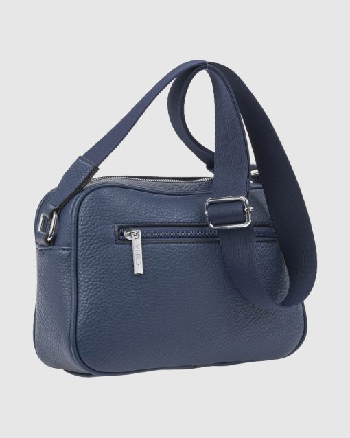 Verde Γυναικεία Τσάντα Χιαστί 16-0008549 Μπλε