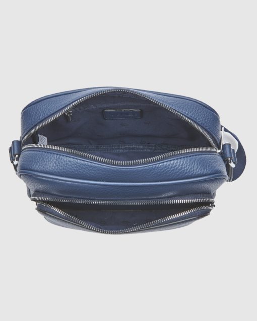 Verde Γυναικεία Τσάντα Χιαστί 16-0008549 Μπλε