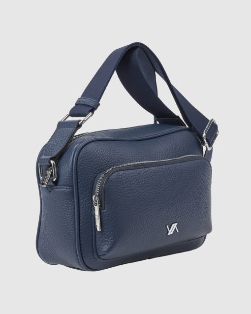 Verde Γυναικεία Τσάντα Χιαστί 16-0008549 Μπλε