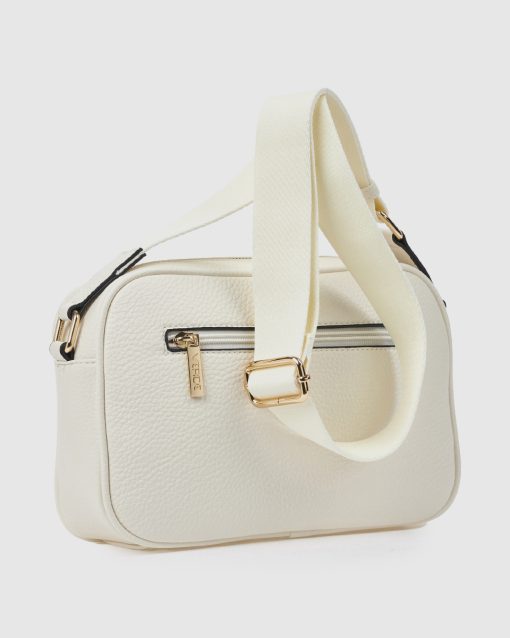 Verde Γυναικεία Τσάντα Χιαστί 16-0008549 Λευκό