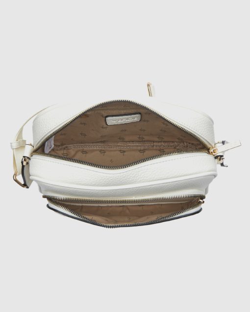 Verde Γυναικεία Τσάντα Χιαστί 16-0008549 Λευκό