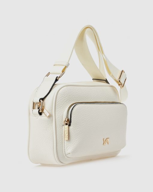 Verde Γυναικεία Τσάντα Χιαστί 16-0008549 Λευκό