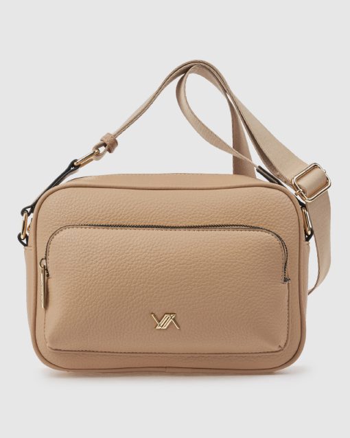 Verde Γυναικεία Τσάντα Χιαστί 16-0008549 Nude