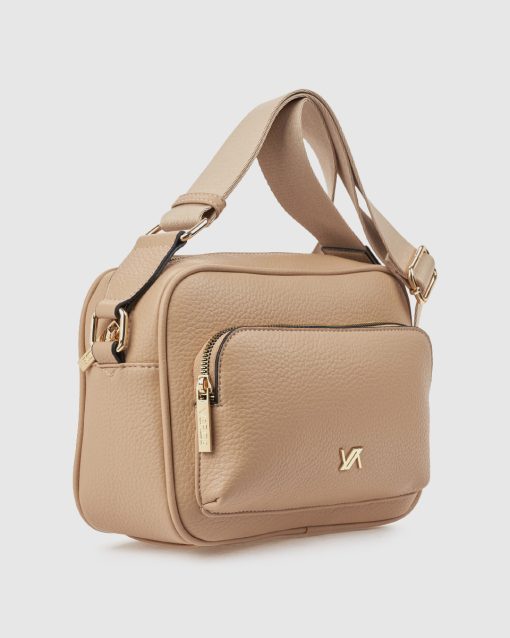 Verde Γυναικεία Τσάντα Χιαστί 16-0008549 Nude