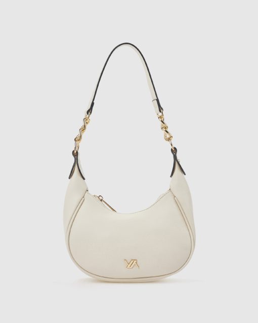 Verde Γυναικεία Τσάντα Ώμου 16-0008557 Εκρού