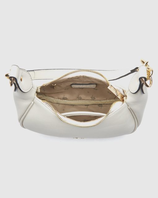 Verde Γυναικεία Τσάντα Ώμου 16-0008557 Εκρού