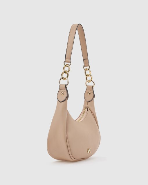 Verde Γυναικεία Τσάντα Ώμου 16-0008557 Μπεζ