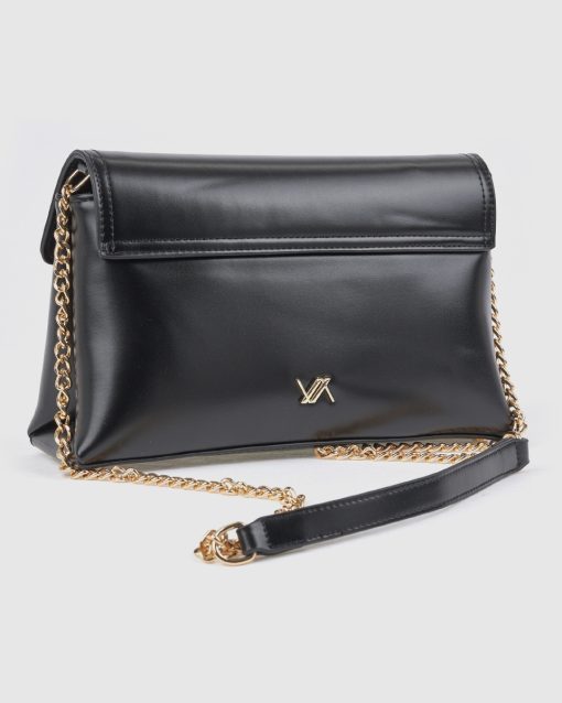 Verde Γυναικεία Τσάντα Χιαστί 16-0008574 Μαύρο