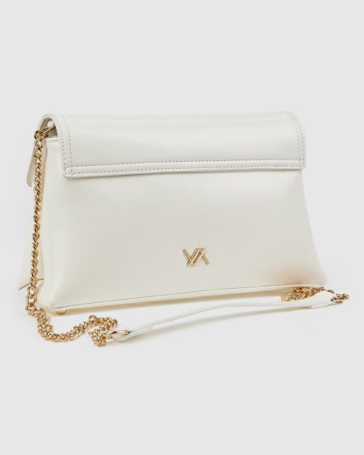 Verde Γυναικεία Τσάντα Χιαστί 16-0008574 Άσπρο