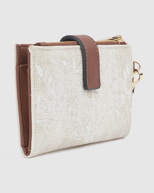 Verde Γυναικείο Πορτοφόλι 18-0001619 Εκρού