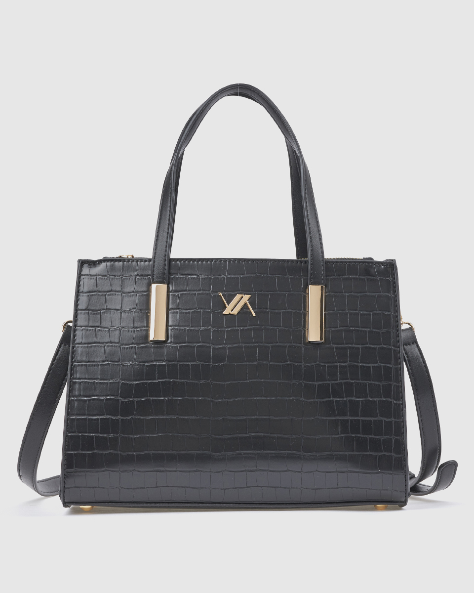 Verde Γυναικεία Τσάντα Χειρός 16-0008610 Μαύρο