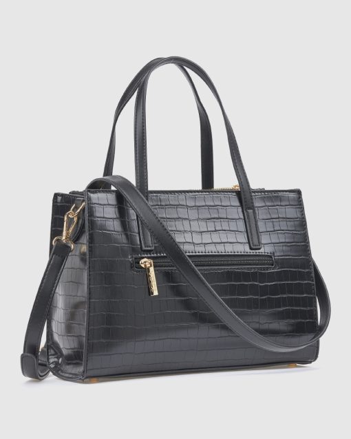 Verde Γυναικεία Τσάντα Χειρός 16-0008610 Μαύρο