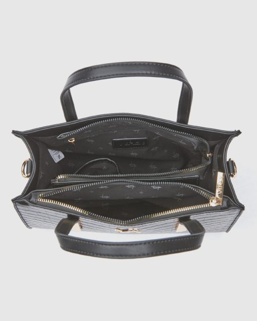 Verde Γυναικεία Τσάντα Χειρός 16-0008610 Μαύρο