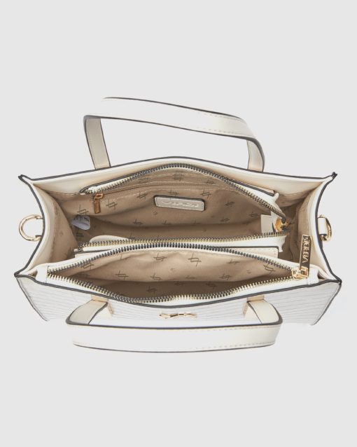 Verde Γυναικεία Τσάντα Χειρός 16-0008610 Εκρού