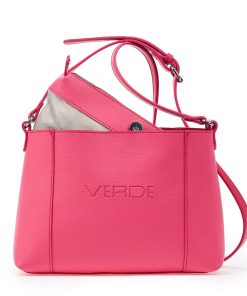 Verde Γυναικεία Τσάντα Χιαστί 16-6752 Φούξια