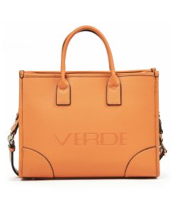 Verde Γυναικεία Τσάντα΄Ώμου/Χειρός 16-7335 Πορτοκαλί