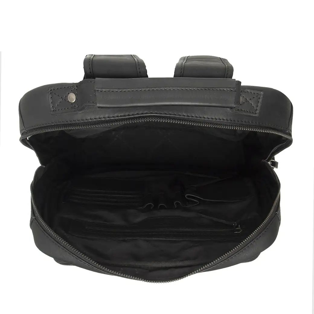 Δερμάτινο σακίδιο πλάτης Chesterfield C58.700300 Μαύρο