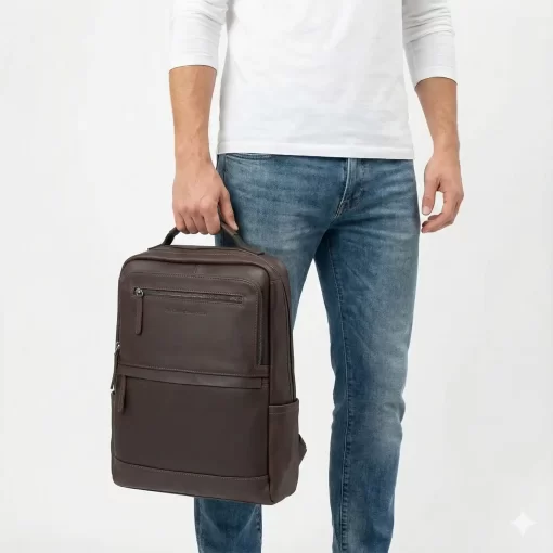 Δερμάτινο σακίδιο πλάτης Chesterfield Καφέ C58.700301