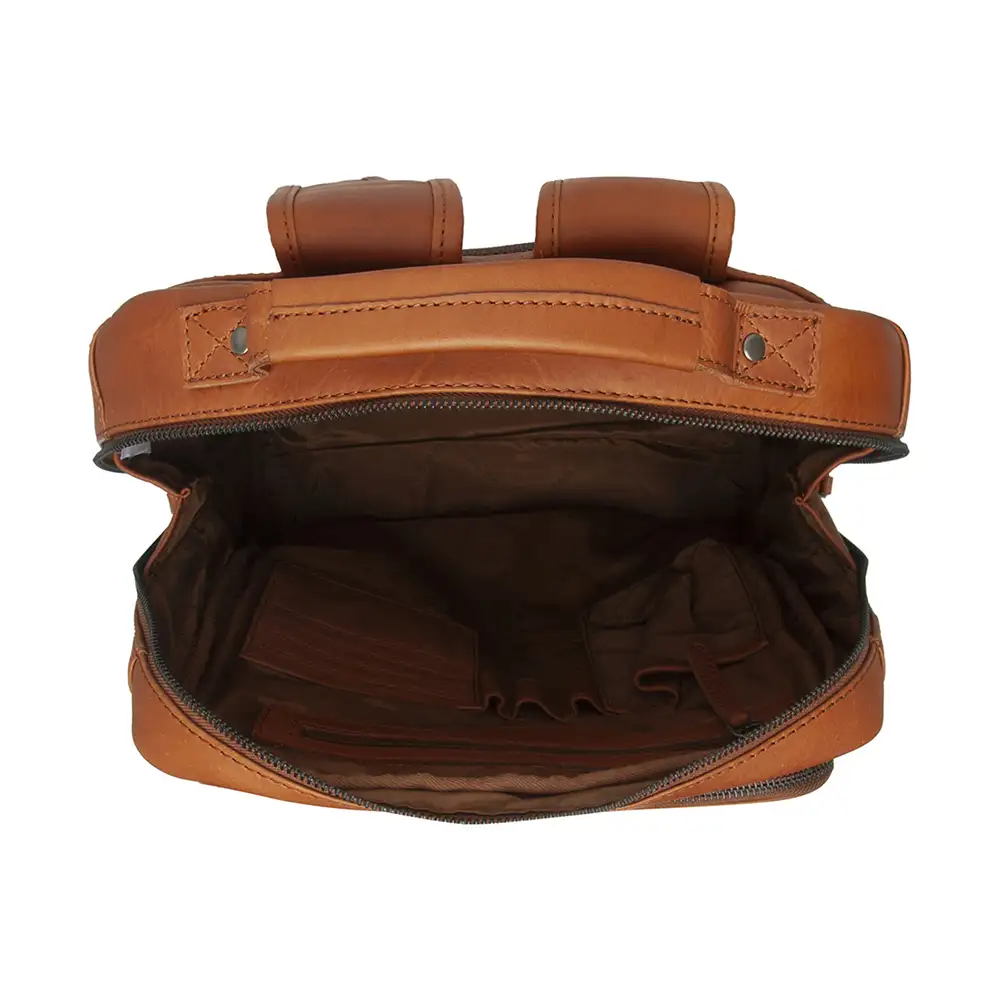 Δερμάτινο σακίδιο πλάτης Chesterfield C58.700331 Ταμπά