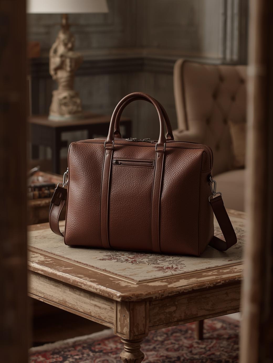 Executive επιλογή: δερμάτινος χαρτοφύλακας για business εμφανίσεις